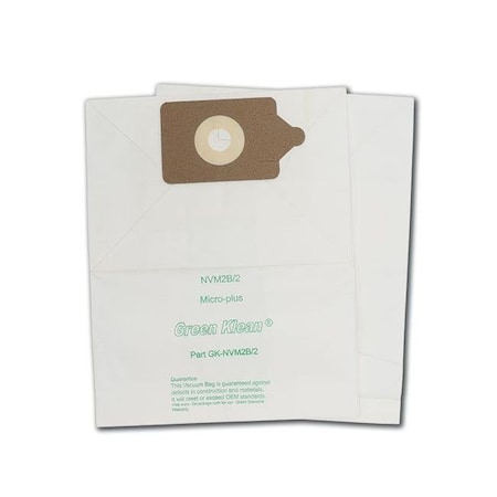 Green Klean GK-NVM2B-2 Nacecare Charles & George Replacement Vacuum Bags - 10 Per Case - Case Of 10